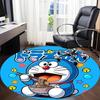 1pcDoraemon Noodles Office Round Area Rug, Indoor Mat Suitable For Office,Bedroom Living Room Home Decor, Room Deco A0928141