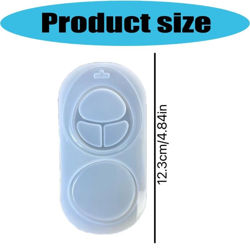Egg Shaped Silicone Resin Mold for Mini Box Casting, Multi Cavity Body and Lid Design for Resin Plaster Ornament Craft Projects and Detailed Box