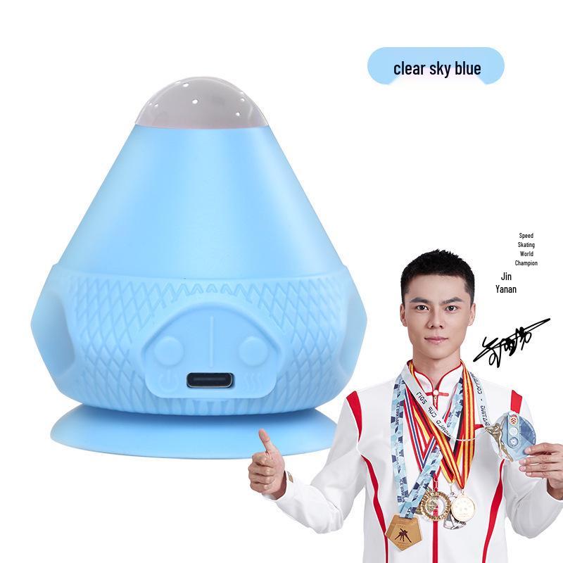 

Электрический силиконовый массажный мяч с присоской для расслабления ступней, плеч, шеи и талии - Вибрирующий фасциальный массажер с подогревом