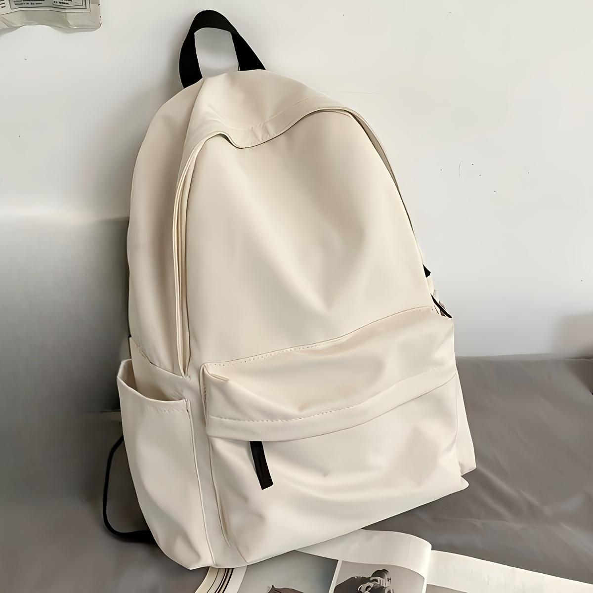 

Unisex Travel Backpack - Lightweight, Adjustable Shoulder Straps, Multiple Compartments, Durable Nylon, Ideal for School, Work, Outdoor Adventures, белый