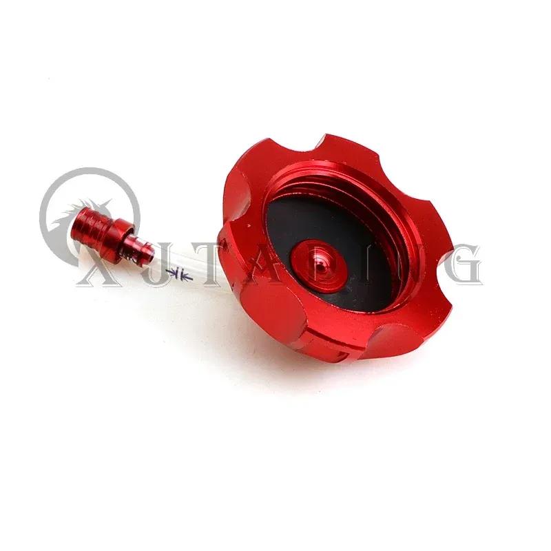 CNC Aluminum Gas Fuel Tank Cap Cover For Kayo Bse Chinese CRF TTR KLX 110 50 70 90 125 140 150 160 190 CC Dirt Pit Bike Parts