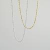 modernlike 14k gold-filled chandelier mirror anklet