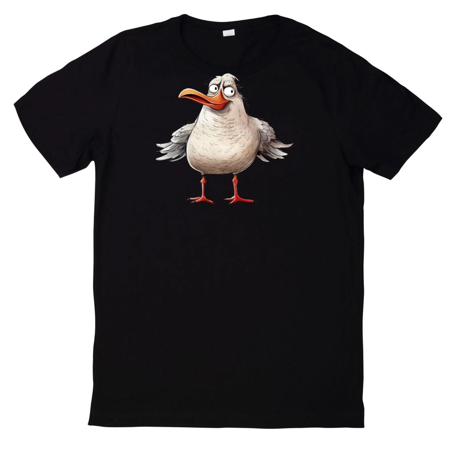 T-Shirt Lustiges Möwen Motiv XXL