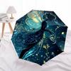 Enchanted Fairy Wings Fantasy Art PrintUmbrella with Cute Design,Portable 3-Fold Compact Umbrella for Men&Women,Valentine's Day Mother's Day