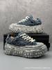 Fashion Men's 2025 Spring/Summer New Fashionable Retro Trendy Tire Bottom Casual Thick Bottom Height Raising Couple Sports Shoes