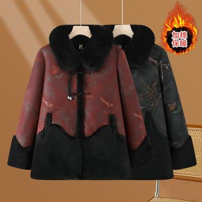 Winter Padded Jacket Female Old Lady Clothes Autumn Padded Jacket Winter Coat