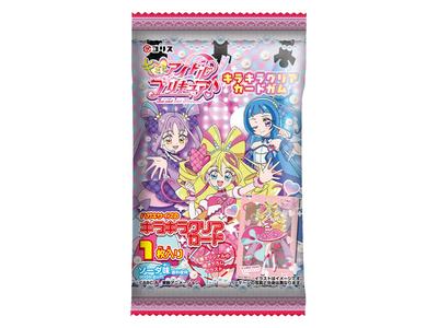Coris Kimi To Idol PreCure Sparkling Clear Card Gum, 15 Pieces, Candy Toys/Gum