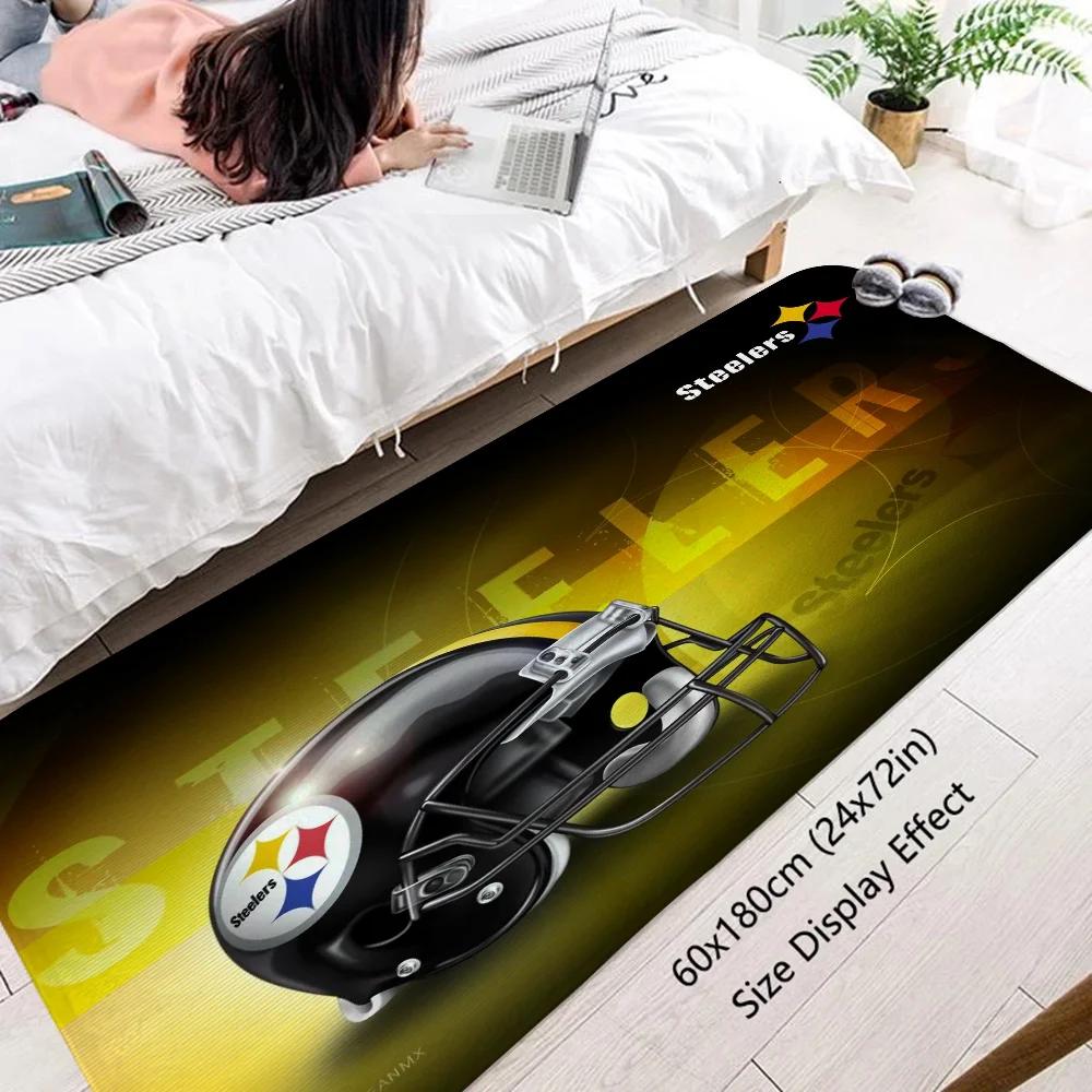 Carpets PittsburghS SteelerS Bath Rug Mat Rug for Bedroom Mats Kitchen Carpet for Bathroom Things to the Room Decoration Items
