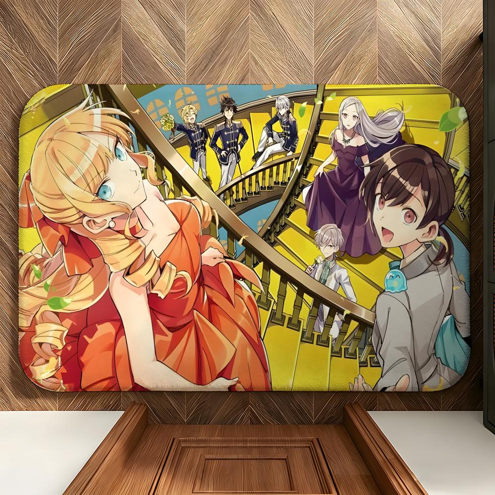 Anime H-HameFura Floor Mat Soft Flannel Floor Mat  Suitable for Entryways, Living Rooms, Bedrooms, and Bathrooms