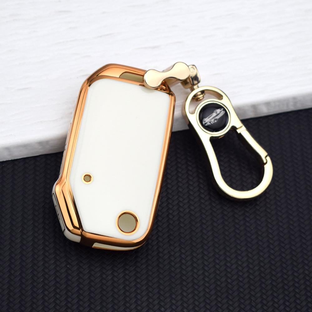 4 Buttons TPU Flip Key Case Cover for KIA Sportage R Stinger GT Sorento Ceed Cerato Forte -Full Protection Key Fob Accessories