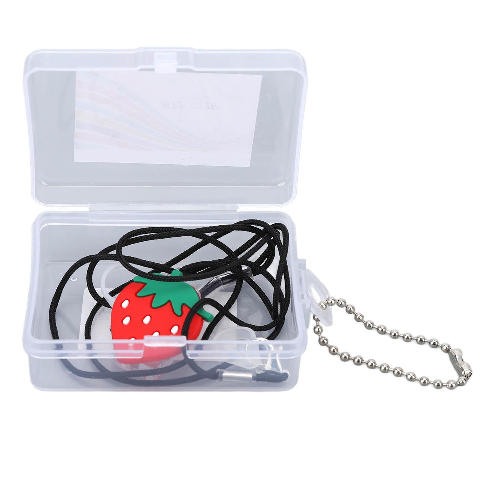 

Шнурок для слухового аппарата для пожилых детей, портативный, милый, в форме клубники, держатель для заушного слухового аппарата