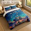 Custom Name Text Bedding 3Pcs Set,Zelda 1 Duvet Cover 2 Pillowcases Soft Bed Linen For Gift