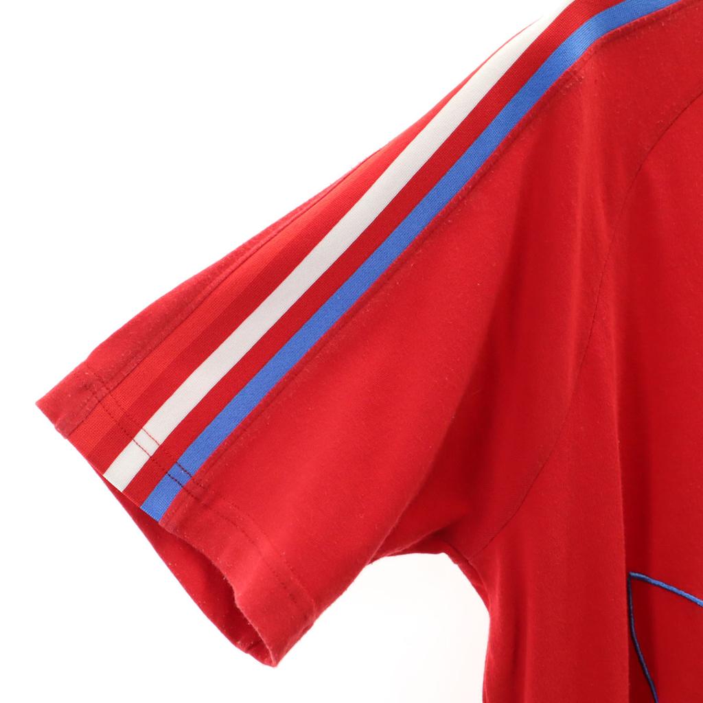 adidas Originals Tričko s krátkym rukávom a logom Trefoil M Červené Pánske Použité