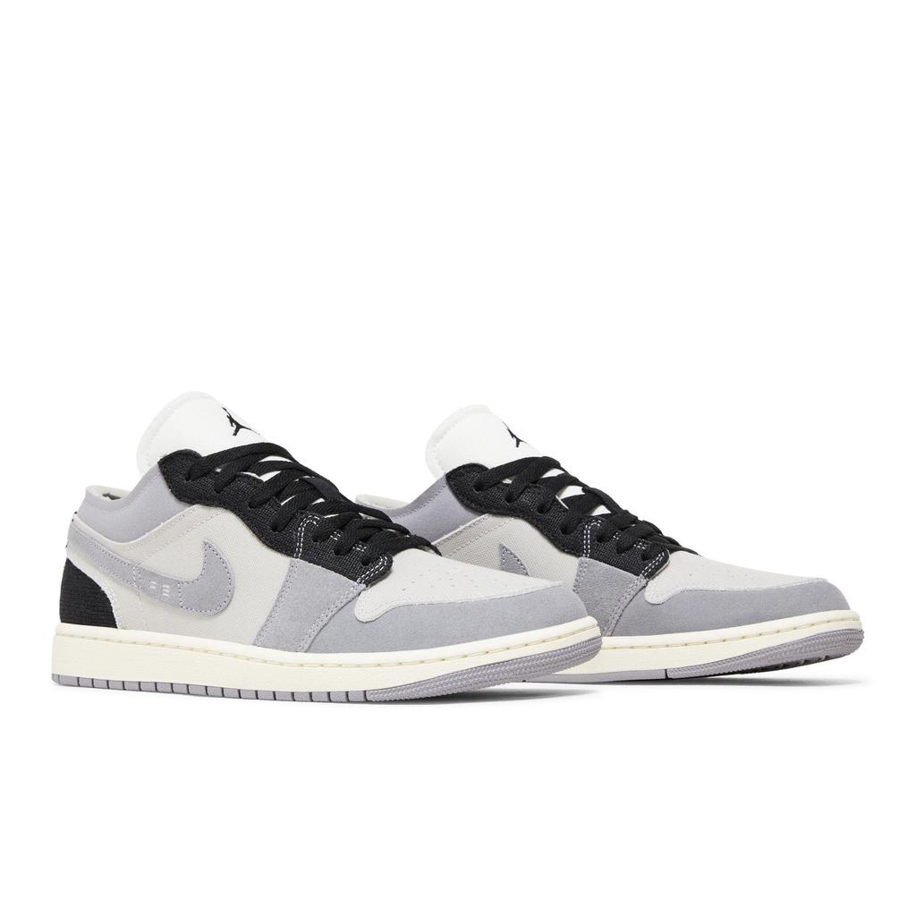 Air Jordan 1 Low SE Craft 'Inside Out - Cement Grey' (Unisex) Tech Grey / Black / Cement Grey / Sail Vintage Basketball Shoes DZ4135 002