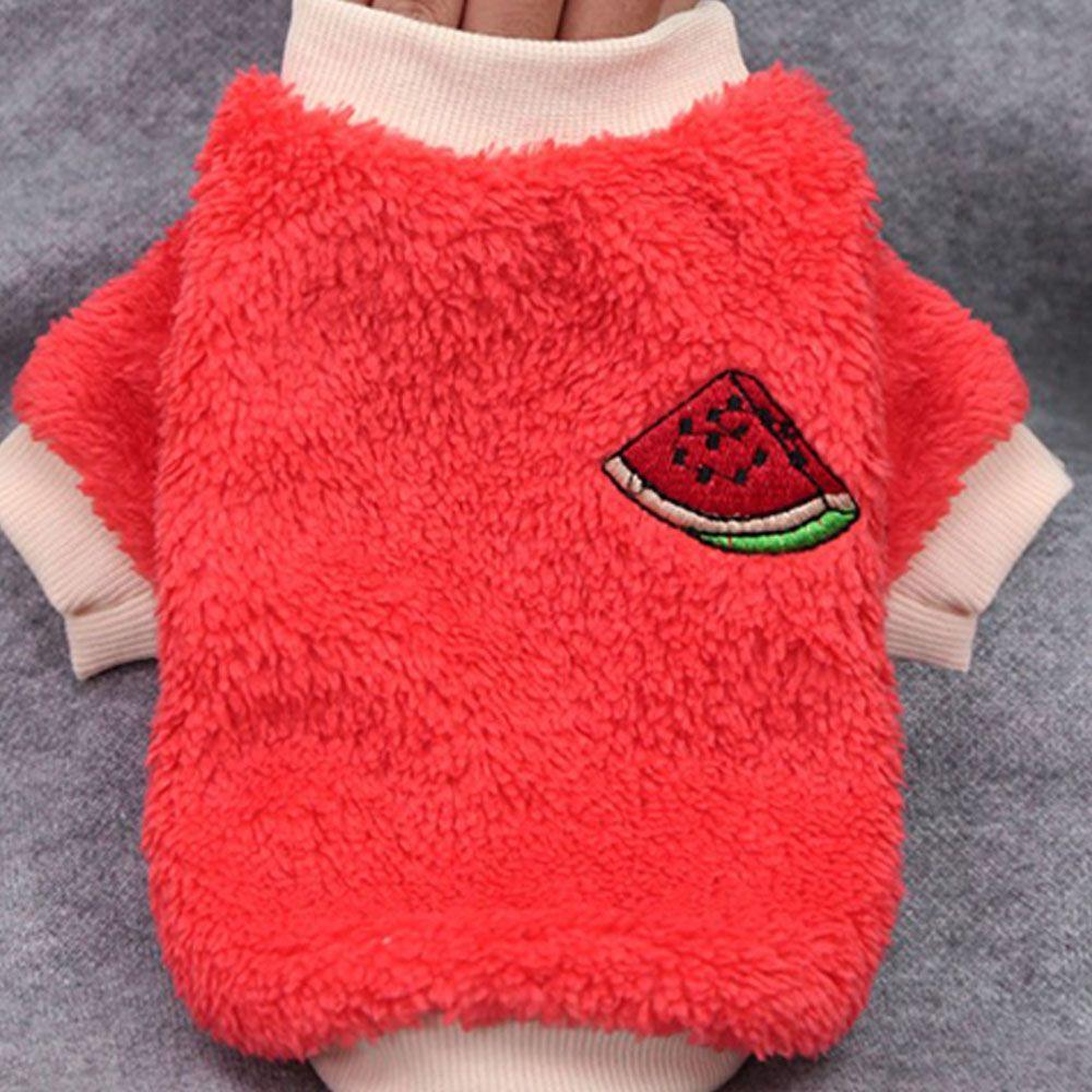 New Year dog warm pet clothes Cute Small Dog Sweater two-legged