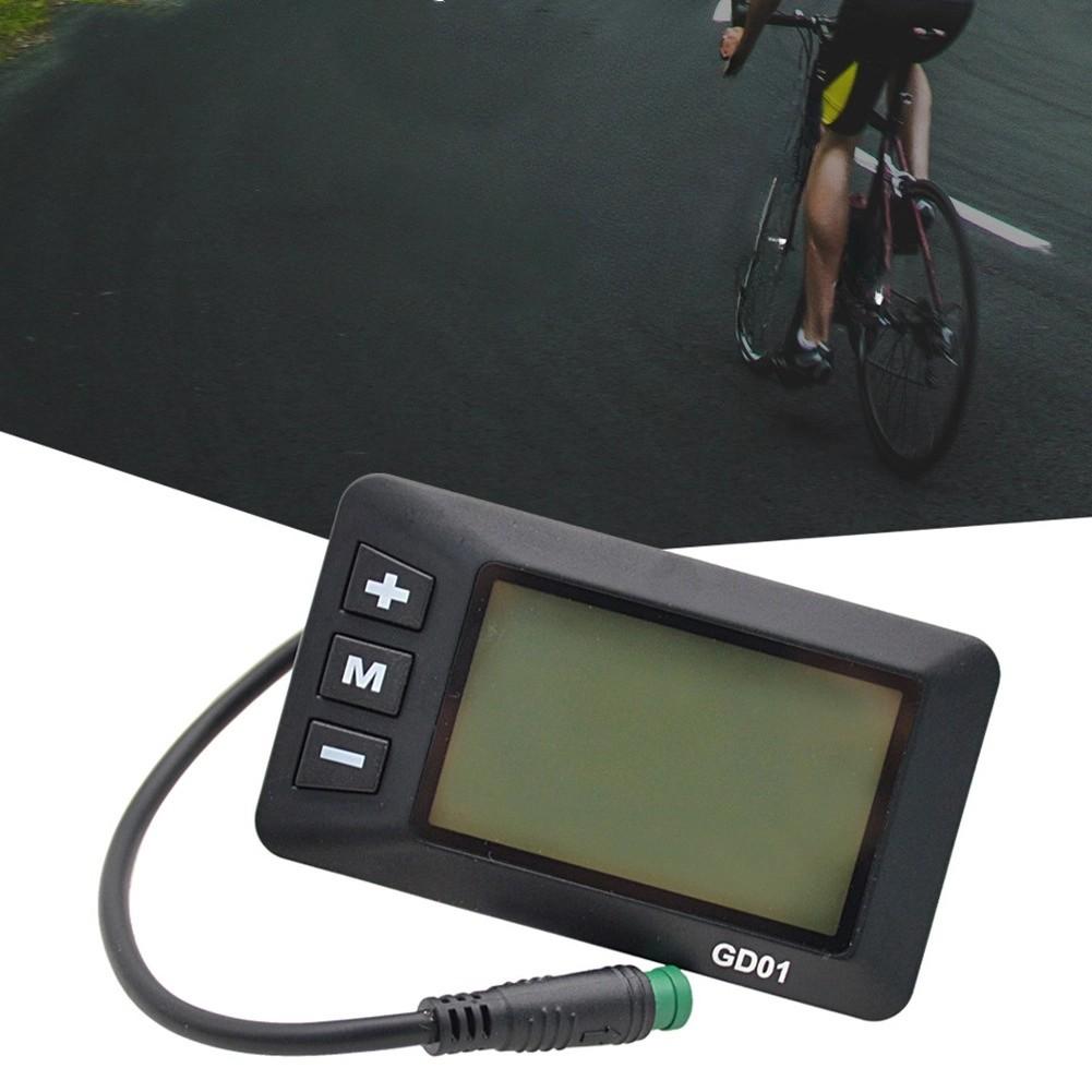 GD01 5-Pin LCD-Display für E-Bike mit Geschwindigkeitsanzeige und Kilometerzähler