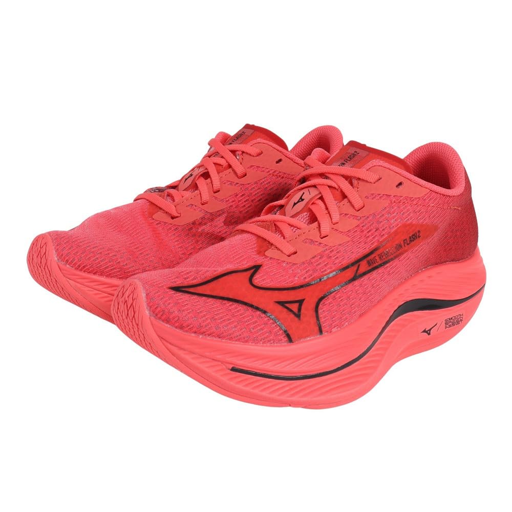 

Mizuno Wave Rebellion Flash 2 Running Red and Size for and Thick Sole Shoes, Men s, Black, 23.0 cm, 2E, Jogging, Marathons, Training, Sports,