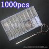 600-Piece Stainless Steel Eyeglass Repair Kit: Screws, Nuts, Bolts, Washers for M1, M1.2
