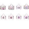 Girls Group Poster Printed Canvas Bag  Style Fan Support Zipper Handbag Women's Bag