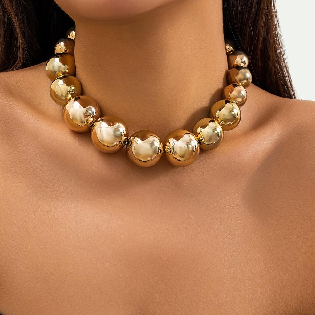 Luxury Vintage Big Pearl Collar Choker  New In Trend Jewelry Fashion Woman's Choker Necklace On the Neck Wedding Gift