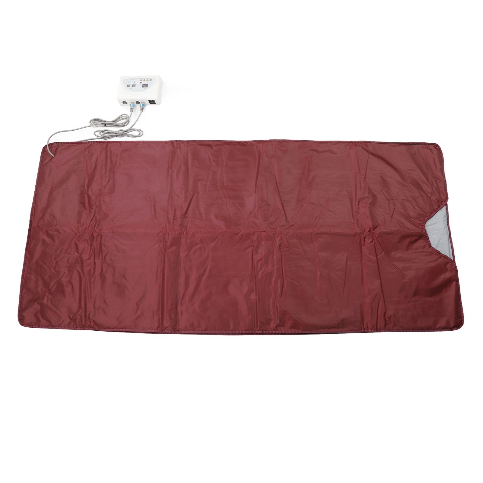 

Красное вино инфракрасное одеяло для сауны, похудение, паровое дистанционное управление, термальное одеяло для сауны US Plug