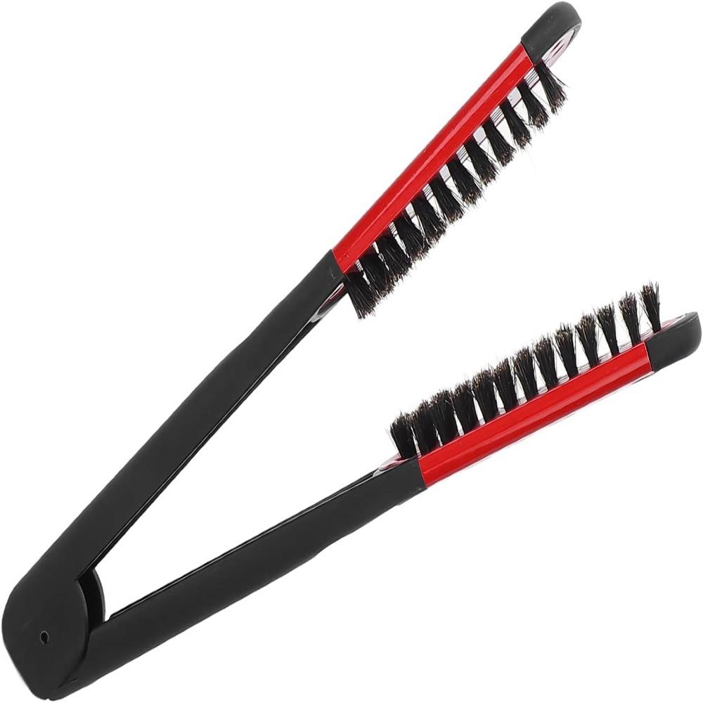 Clamp Structure Detangling Brush Portable Double Sided Brush Clamp Smoothing