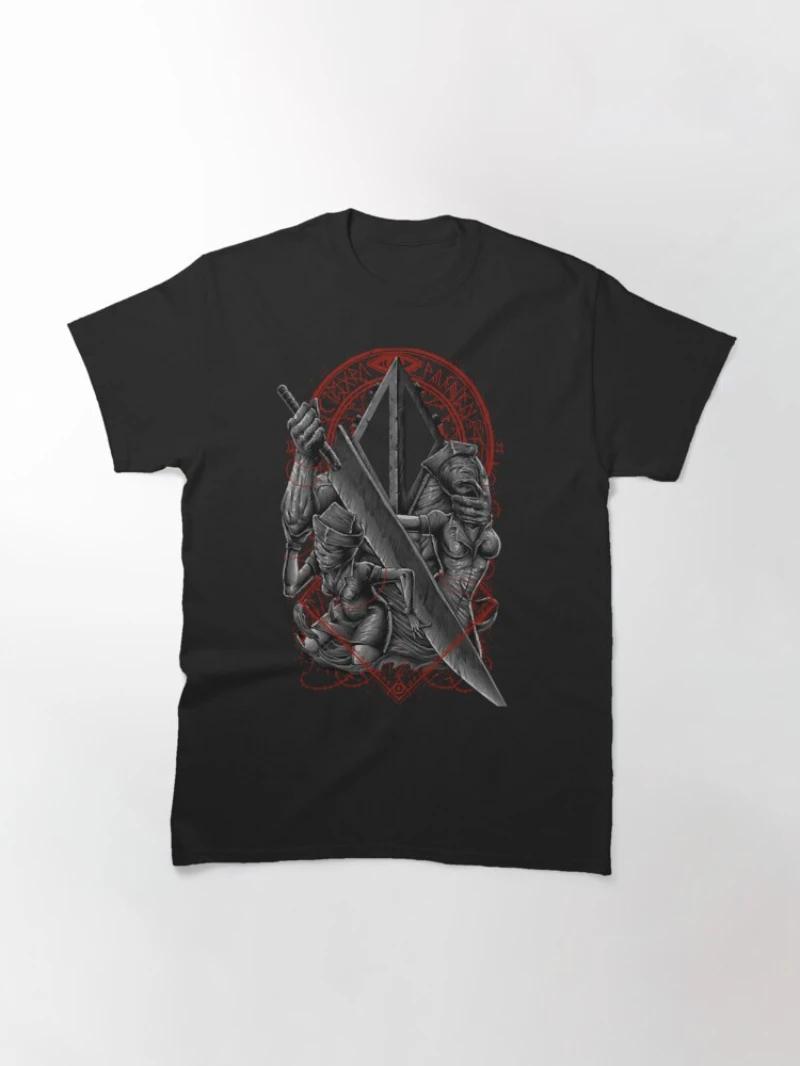 

ZX TEE Мужские футболки Silent Hill 2 Одежда Повседневная футболка с коротким рукавом и круглым вырезом Взрослые футболки женская одежда 4XL
