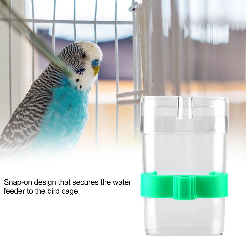Bird Water Feeder Drinker automatic Parrot Budgie Cockatiel
