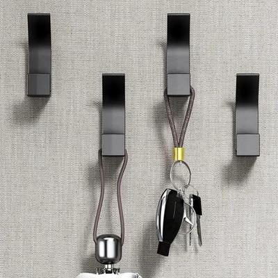 5 Stück/Set Wandhaken ABS Selbstklebender Aufbewahrungshaken Wasserdicht Anti-Rutsch Kleidung Handtuch Badezimmer Küche Aufbewahrungshaken