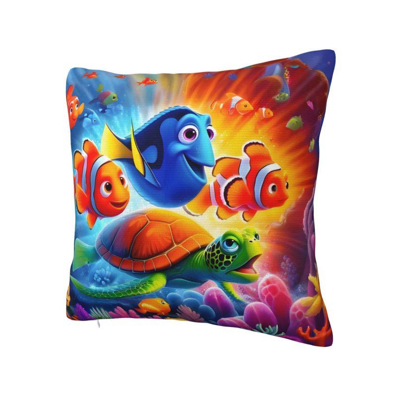 Anpassat Disney-film Hitta Nemo Kuddfodral 40x40cm Soffa Anime Kawaii Modernt Kuddfodral Bil Kuddfodral