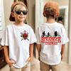 Eddie Eleven Dustin Will Steve Stranger Things Character-Printed T-Shirts Children's T Shirt Popular TV Series Family Clothing