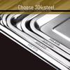 304 Stainless Steel Deep Rectangular Serving Tray