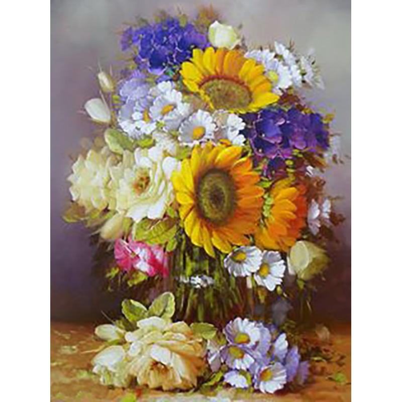 DIY Flower 5D Diamond Painting Full Round Drill Rose Diamond Embroidery Cross Stitch Kits Mosaic Resin Home Decor Gift Wall Art