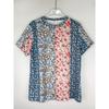 Summer Round Neck 3D Ditsy Floral Print T-shirts Bohemian style Fashionable Casual Short Sleeved Women's T-shirts