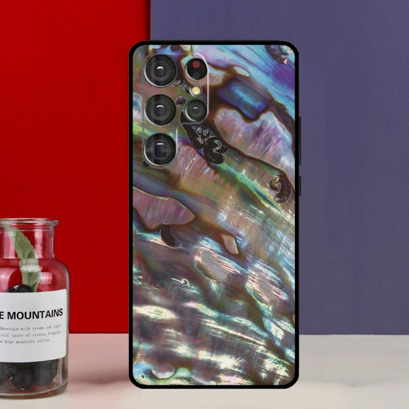 

Abalone Sea Shell Texture Funda Case For Samsung Galaxy S25 Ultra S9 S10 S20 S21 FE S22 S23 Plus S24 Ultra Phone Cover Galaxy S9