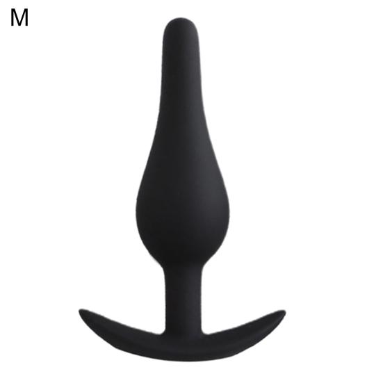 Veselá anální zátka, lehká, rychlá adaptace, černá zástrčka pro masáž zadku pro masáž prostaty pro ložnici