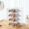 Scatola Espositore in Acrilico a 4 Strati per Occhiali Cassetto Tavolo Organizzatore per Occhiali da Sole Trasparente Cassetto Contenitore per Trucco