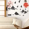 Pcs Style 2 Chinese Simple Landscape Painting Bedroom Living Room Home Wall Background Landscaping Decoration Wall Stickers