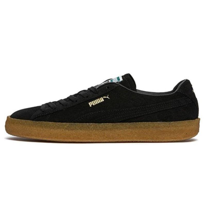 PUMA Suede Crepe Unisex Low Top Skate Shoes Comfort Versatile Black 380707-02 35.5