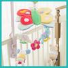 Newborn Children Soothe Early Education Fabric Art Plush Bedside Bell Music Remote Control Rotating Crib Wind Chimes Baby Toys