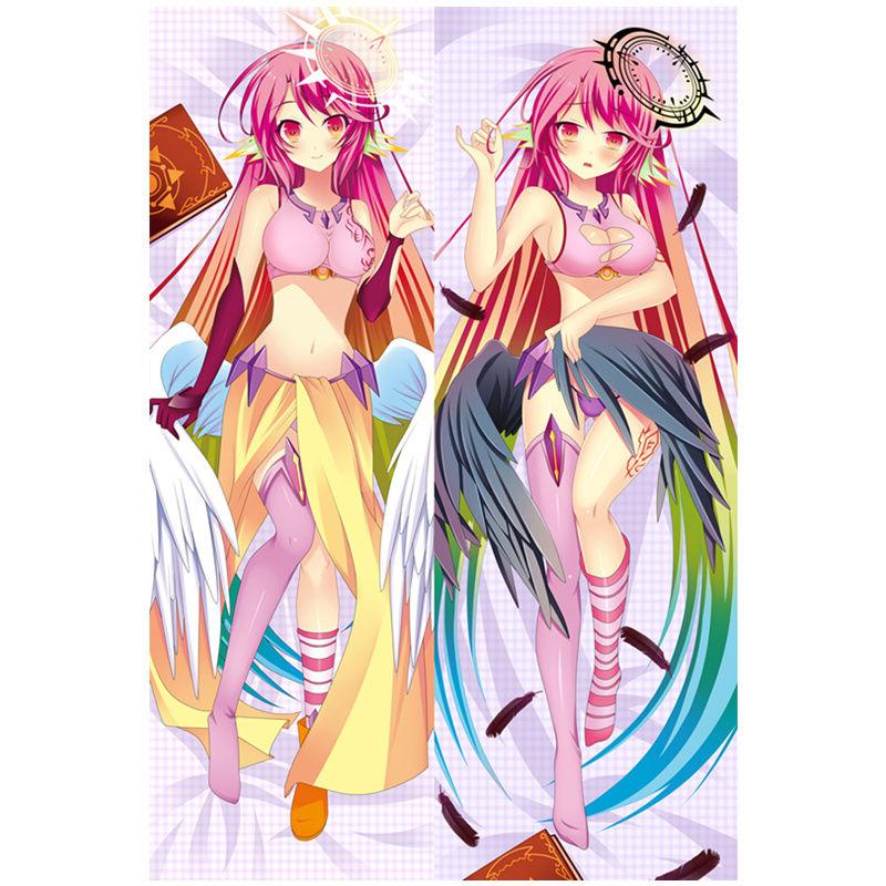 

Персонажі аніме Декор в натуральну величину Наволочка НІ ГРИ НІ ЖИТТЯ Наволочка Двостороння постільна білизна Наволочка для обіймів Подарунки 40x120cm Peach Skin білий