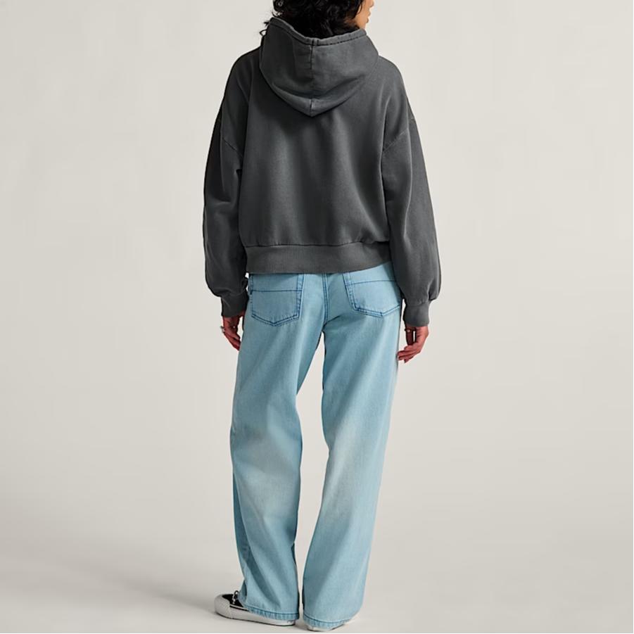 Vans Check Baggy Denim Pants Women bottoms VN000R4STTJ