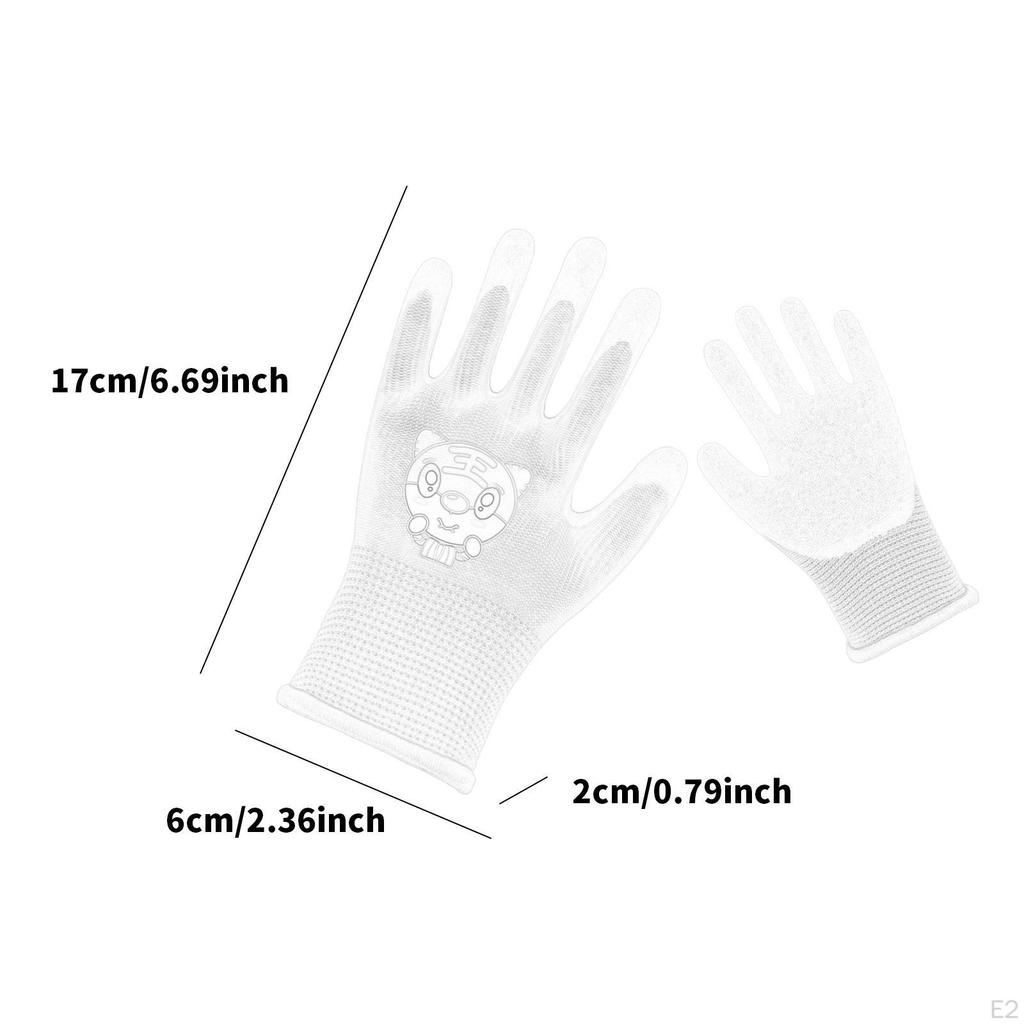 Gartenhandschuhe für , 1 Paar Handschutz, Alter 3-5, Jungen und Mädchen, Angeln