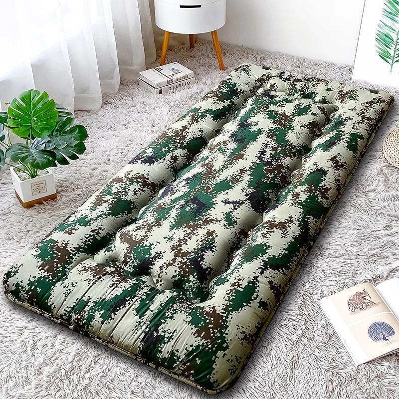 WTEMPO Large Size Soft Home Bed Hotel Tatami Printed Foldable Mattress Cushion Thick Warm Student Dormitory Mattress Back-to-school Season Mattress