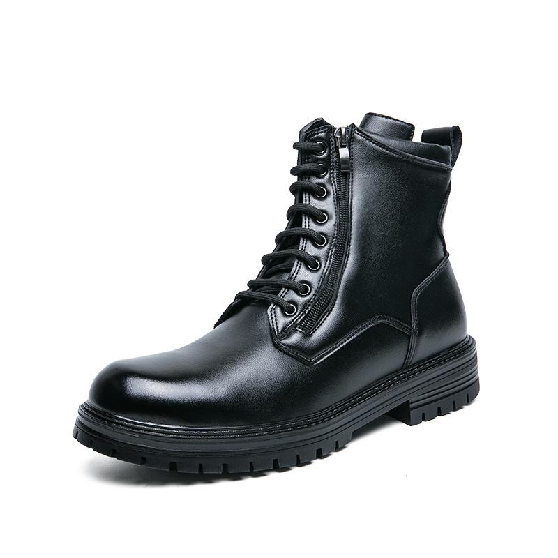 Short Martin boots men's autumn and winter new trend short boots retro British style fashion casual tooling boots men