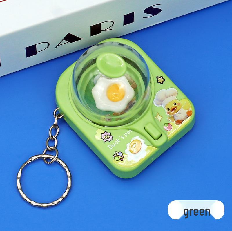 Mini Cartoon Egg Flipper Keychain - Fun Stress Relief Toy & Pendant Accessory for Kids