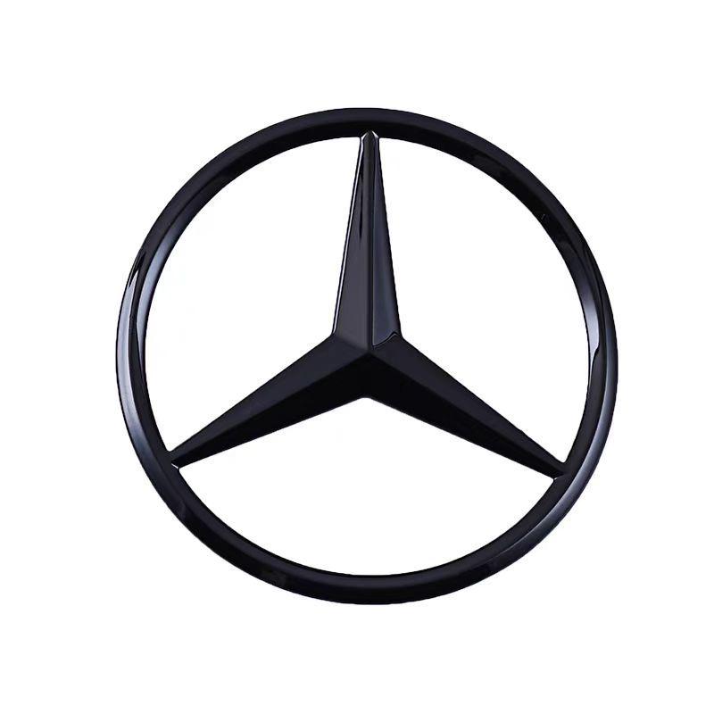Emblemă spate Mercedes-Benz pentru Clasa A, Clasa C, Clasa E, Clasa S, C200, E300L și GLC260L - Stea cu trei colțuri.