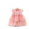 Children's Clothing Girls' Dresses Summer Girls' Pink Princess Dresses Children's Butterfly Bow Ball Dresses