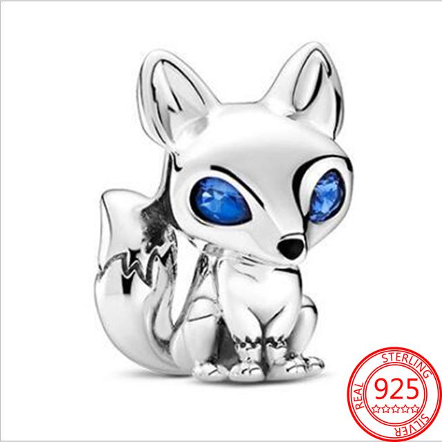 

Аутентичные стерлингового серебра 925 пробы, единорог Бруно, милый щенок собаки, подвеска из бисера, подходит для модного браслета 3 мм, ювелирное изделие своими руками, ожерелье, подарок