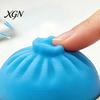 Portable Anxiety Reducer 3D Printed Dumpling Fidget Toy Decompression Steamed Bun with Ball Travel-friendly Keychain Chain Home Office